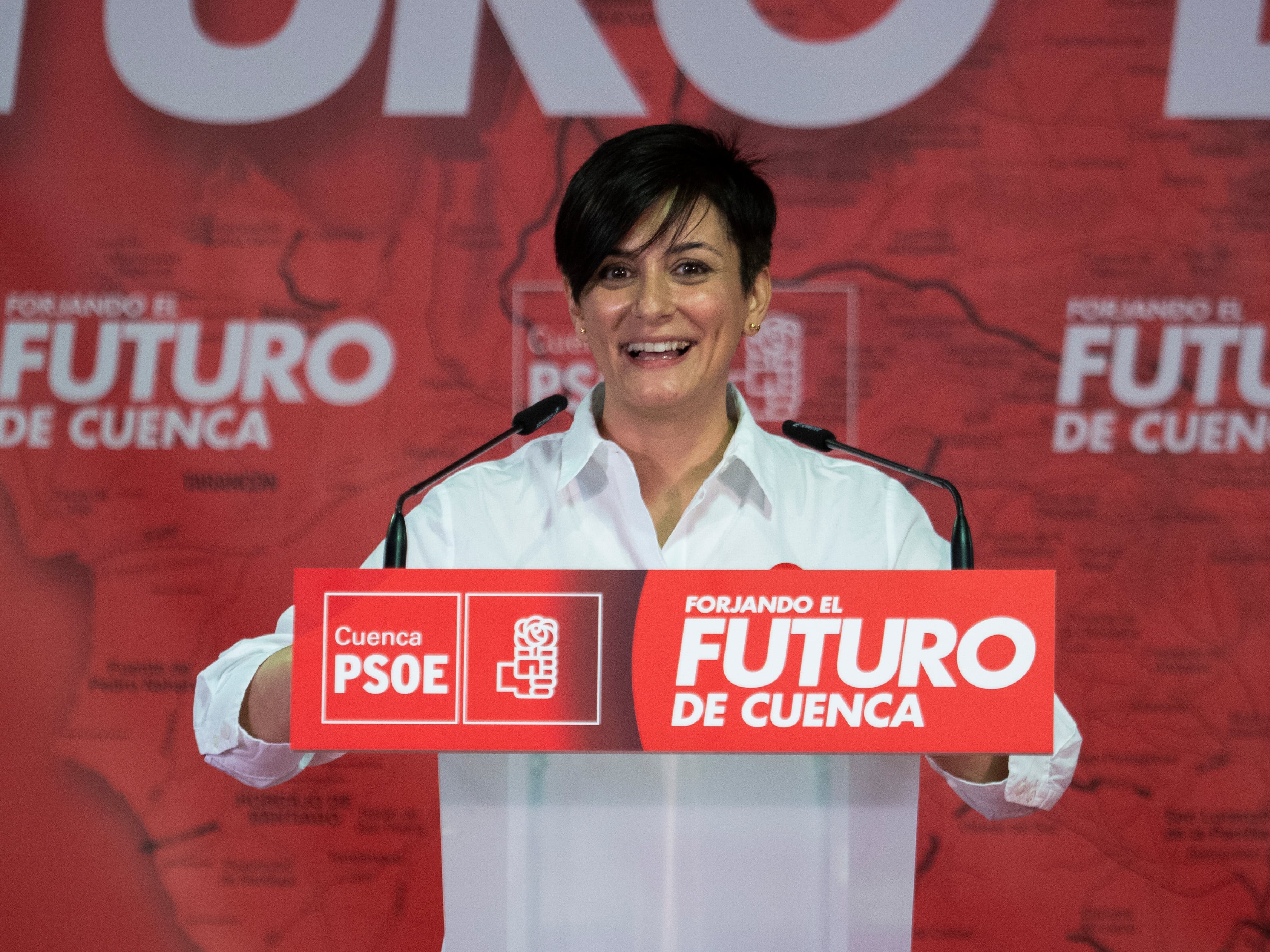 CUENCA, 29/03/2025.- Isabel Rodríguez García, Ministra de Vivienda y Agenda Urbana, este sábado en el 15 congreso del PSOE de Cuenca. EFE/ Álvaro del Olmo