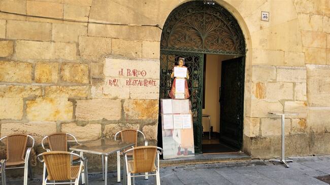 Fachada del restaurante El Bardo, en Salamanca/El Bardo
