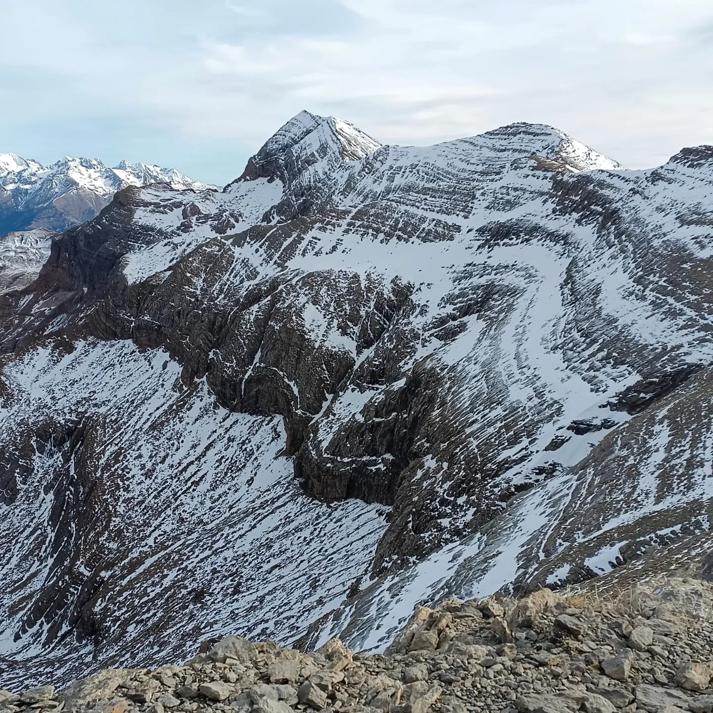 Imagen de este lunes desde la Moleta. Foto de A Lurte