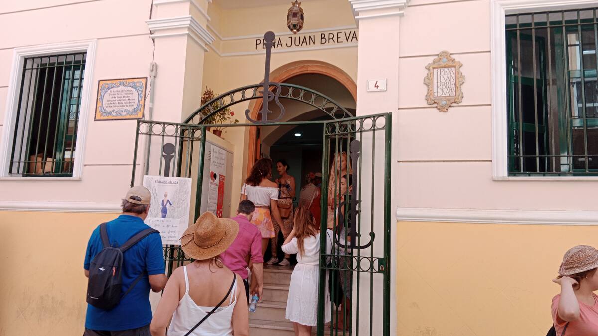 La peña de arte flamenco Juan Breva y la Feria de Málaga