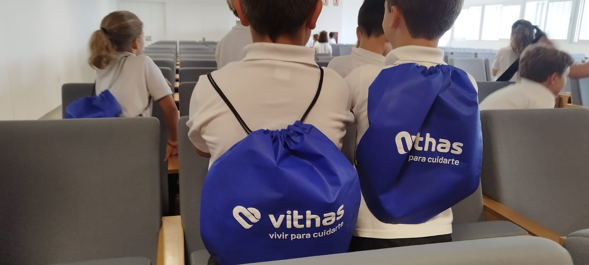 Alumnos del Aula Salud del Hospital Vithas Sevilla