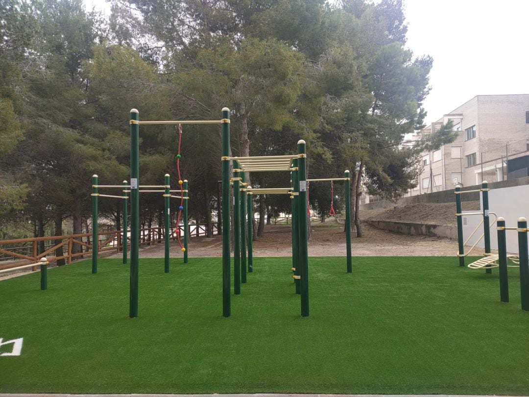 Nuevo parque de calistenia en Benissa.