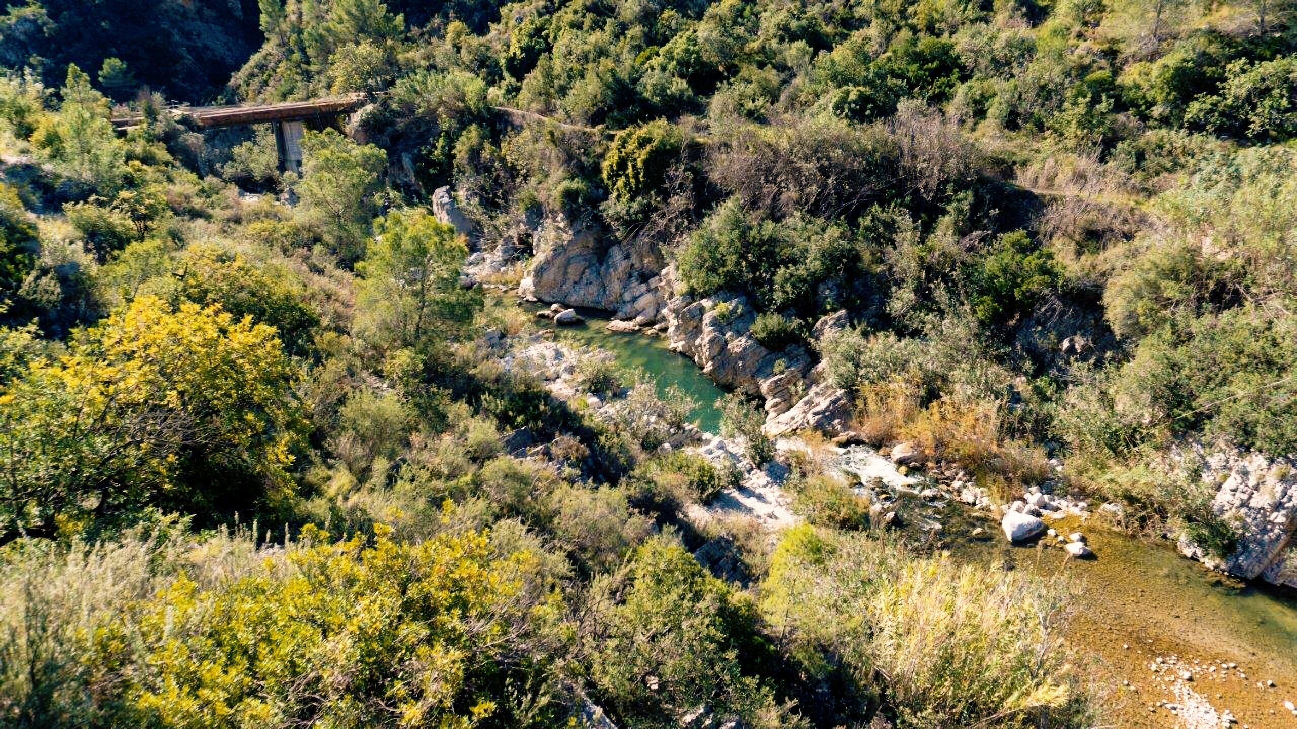 Imagen de archivo del río Serpis.