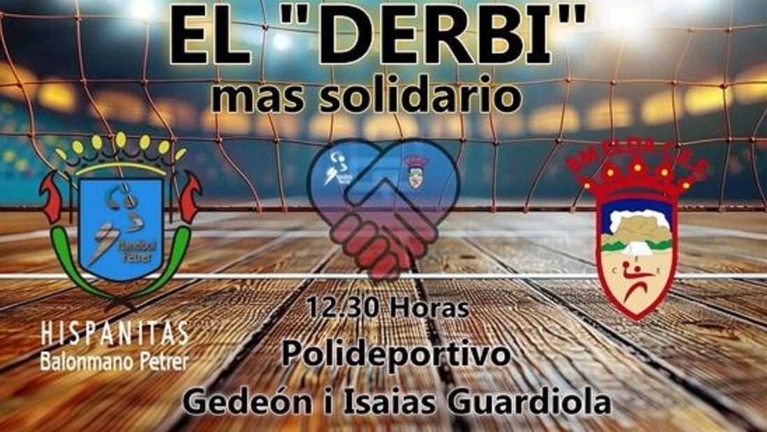 Partido oficial solidario entre Hispanitas Petrer y Elda CEE