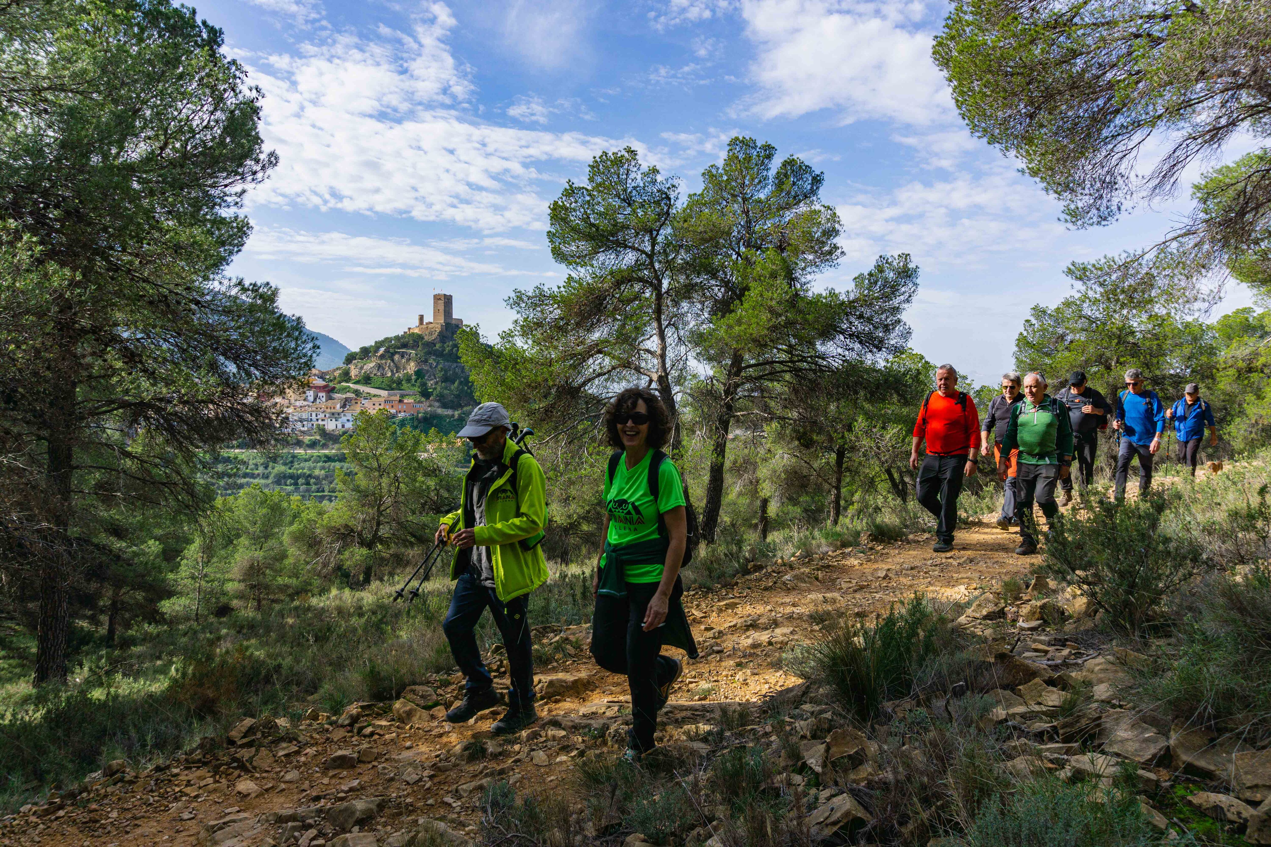 Aviana, en la marcha de veteranos de Biar