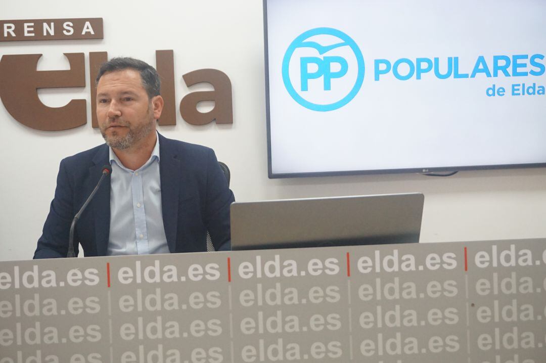 Portavoz del PP en Elda, Francisco Muñoz 