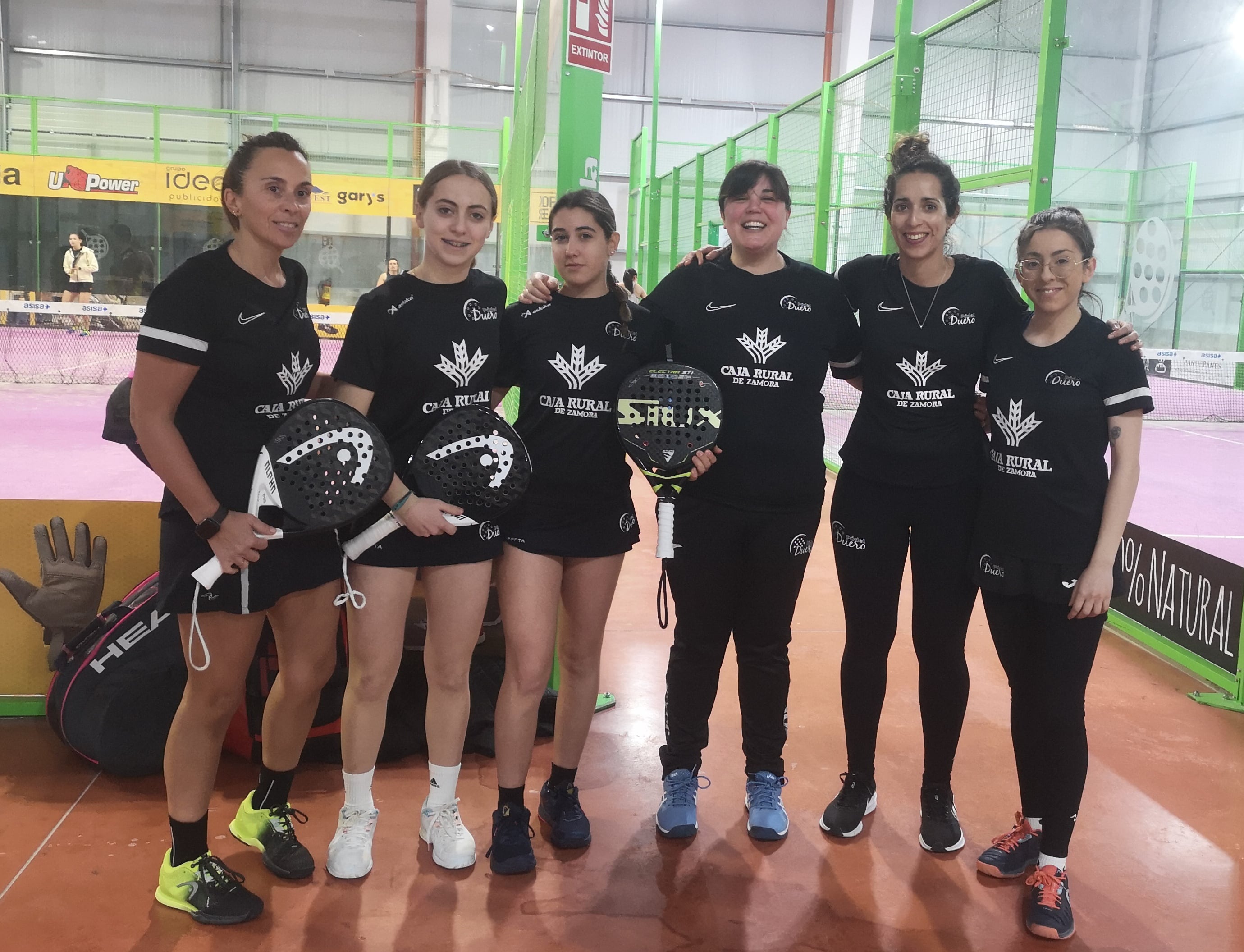 Equipo del Pádel Duero Caja Rural