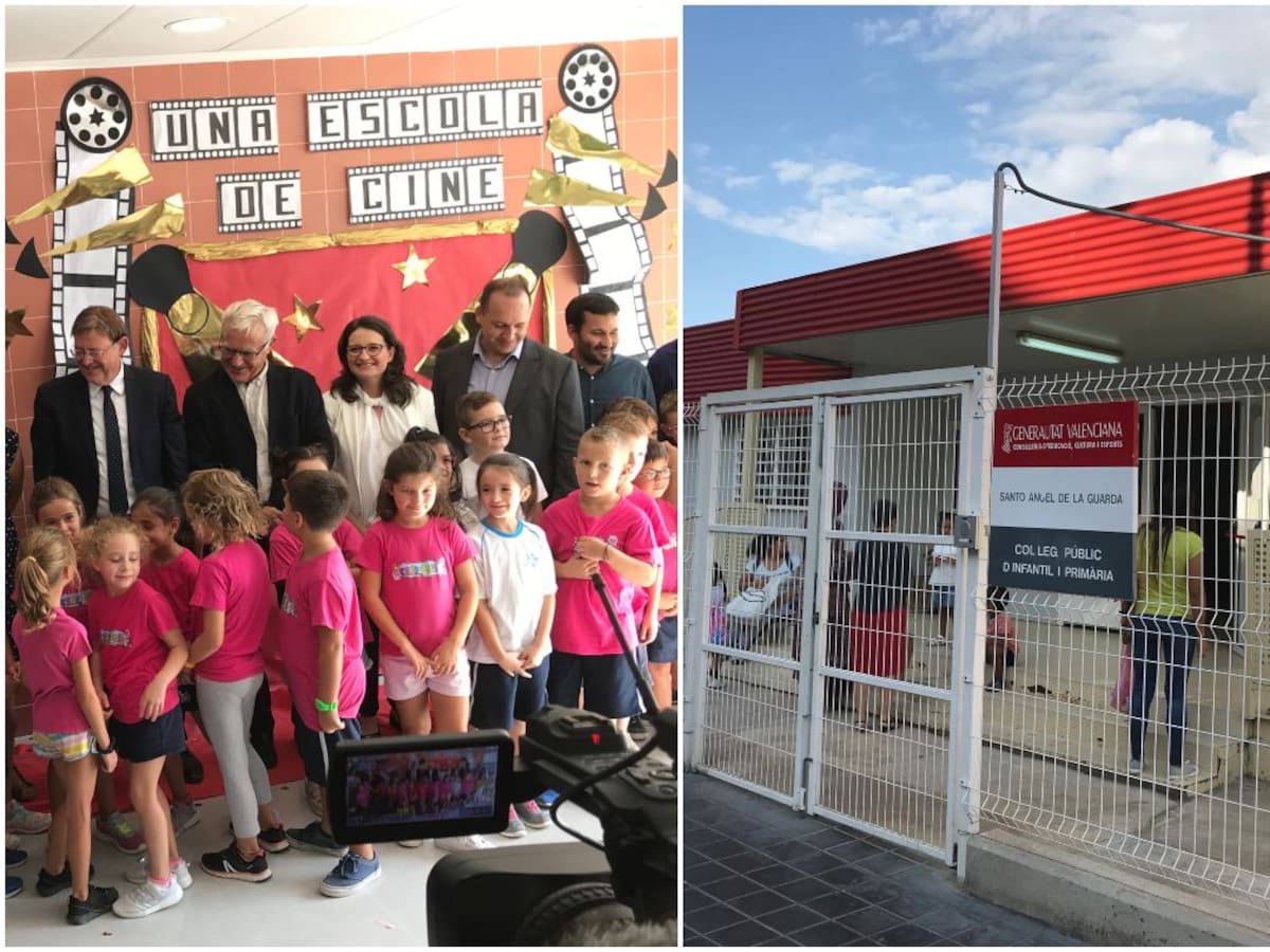 El Colegio 103 estrena instalaciones mientras que el Santo Ángel de la Guarda seguirá en aulas prefabricadas