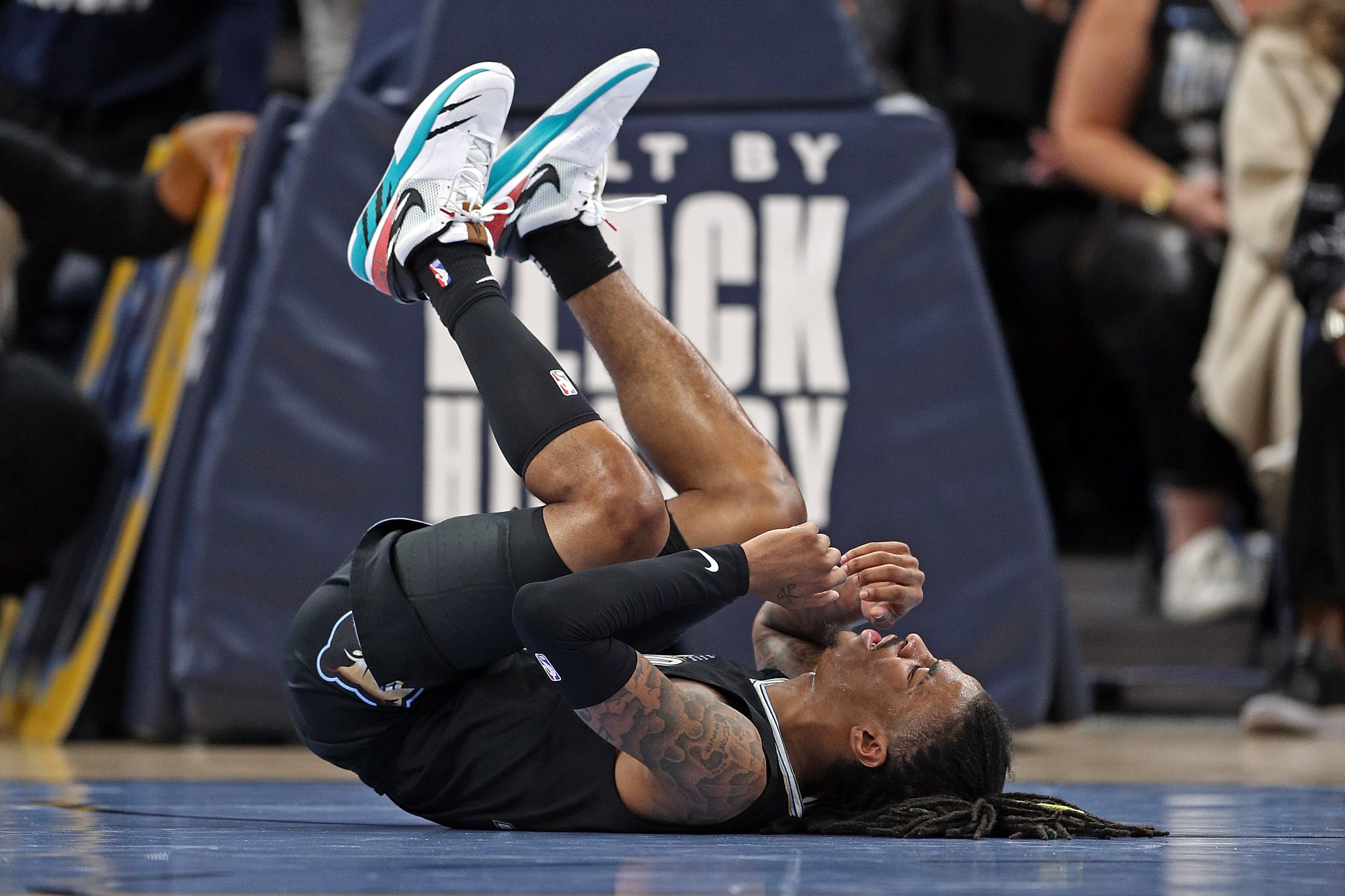 Ja Morant, durante un partido de los Grizzlies ante los Lakers