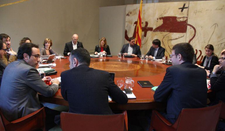 Reunión del Consell de Govern el pasado 9 de febrero