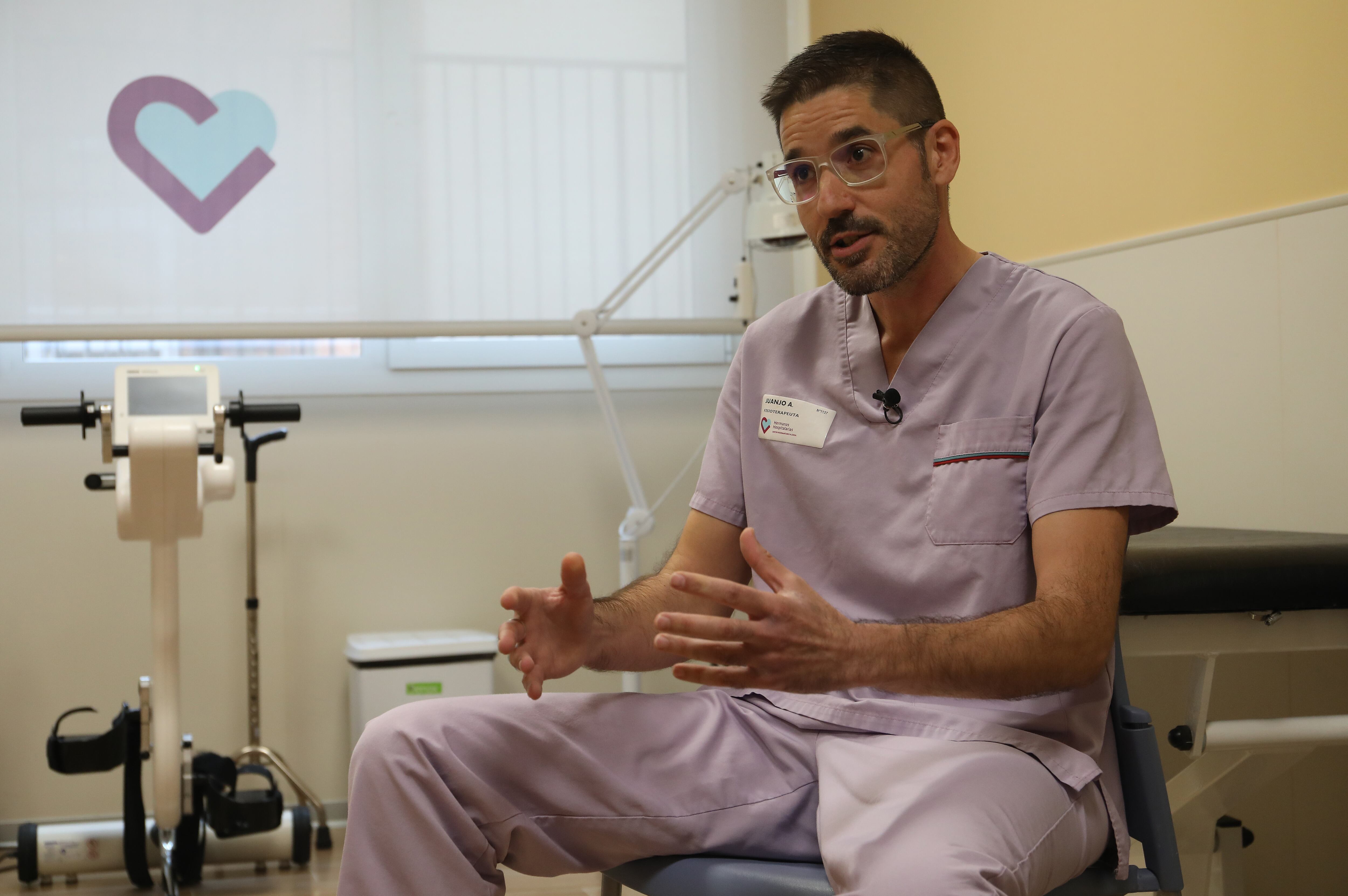 Entrevista a Juan José Almagro, fisoterapeuta de Hermanas Hospitalarias de Palencia