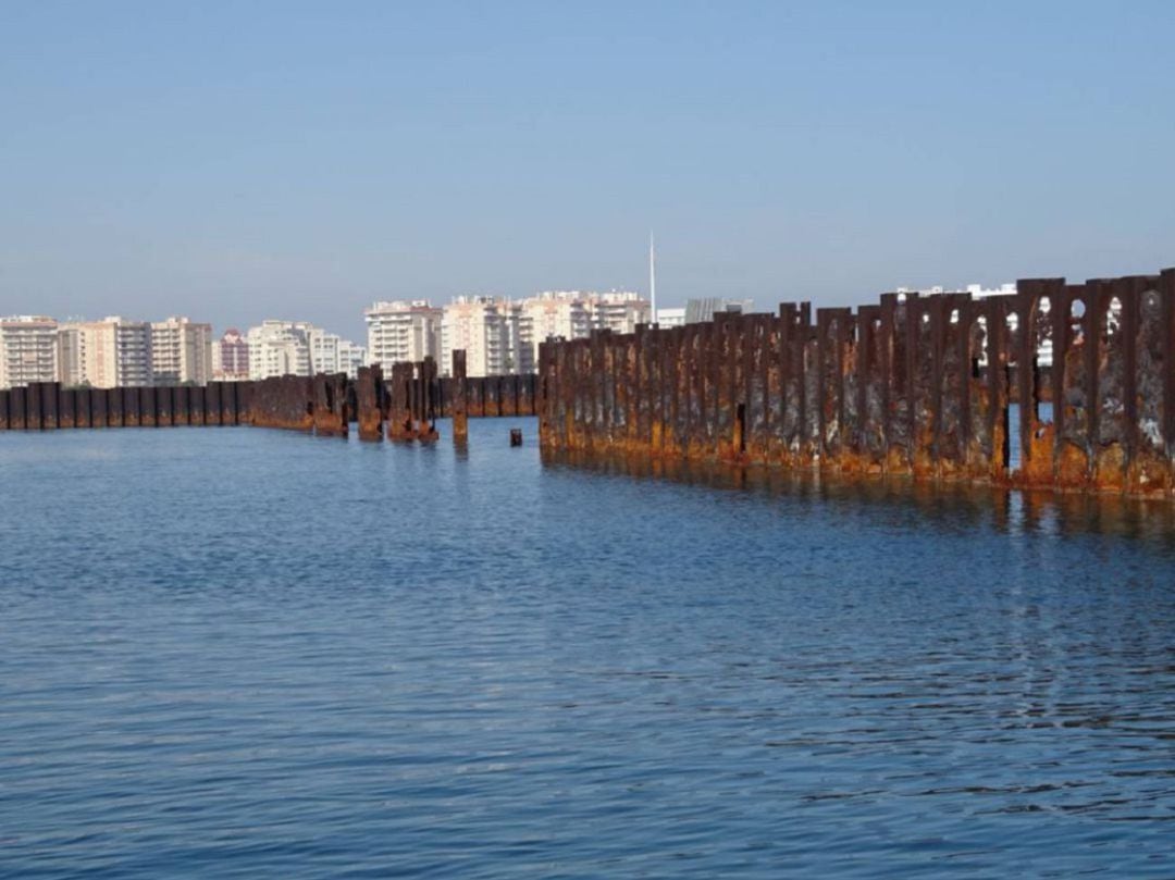 Foto de archivo de las obras paralizadas a Puerto Mayor 