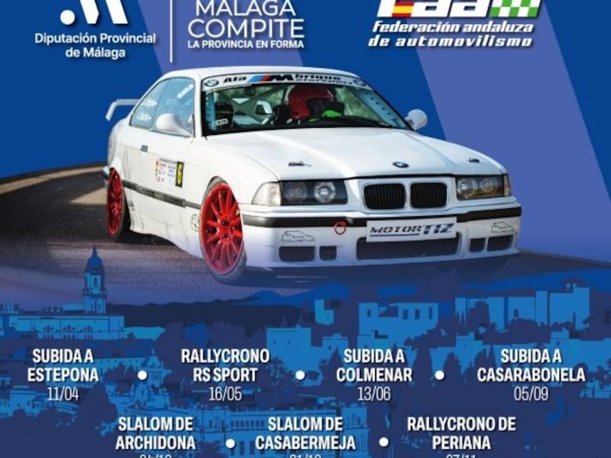 El Trofeo Diputación de Málaga impulsa el automovilismo provincial