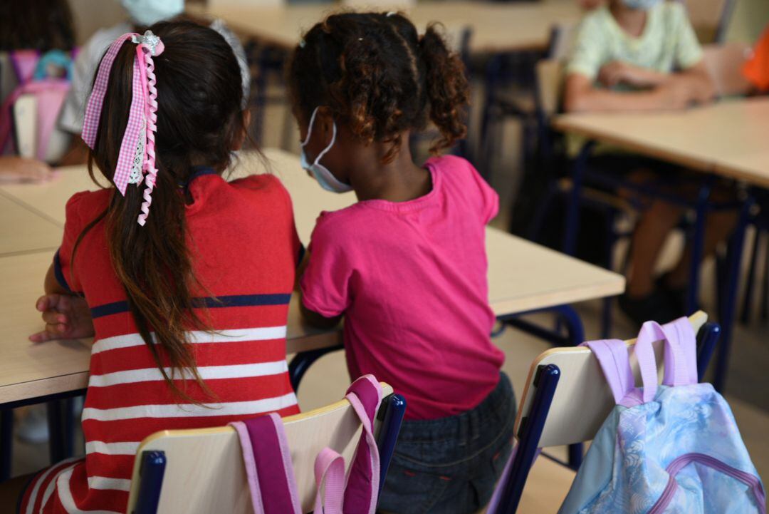 Varias alumnas en un colegio de la Comunitat Valenciana. 