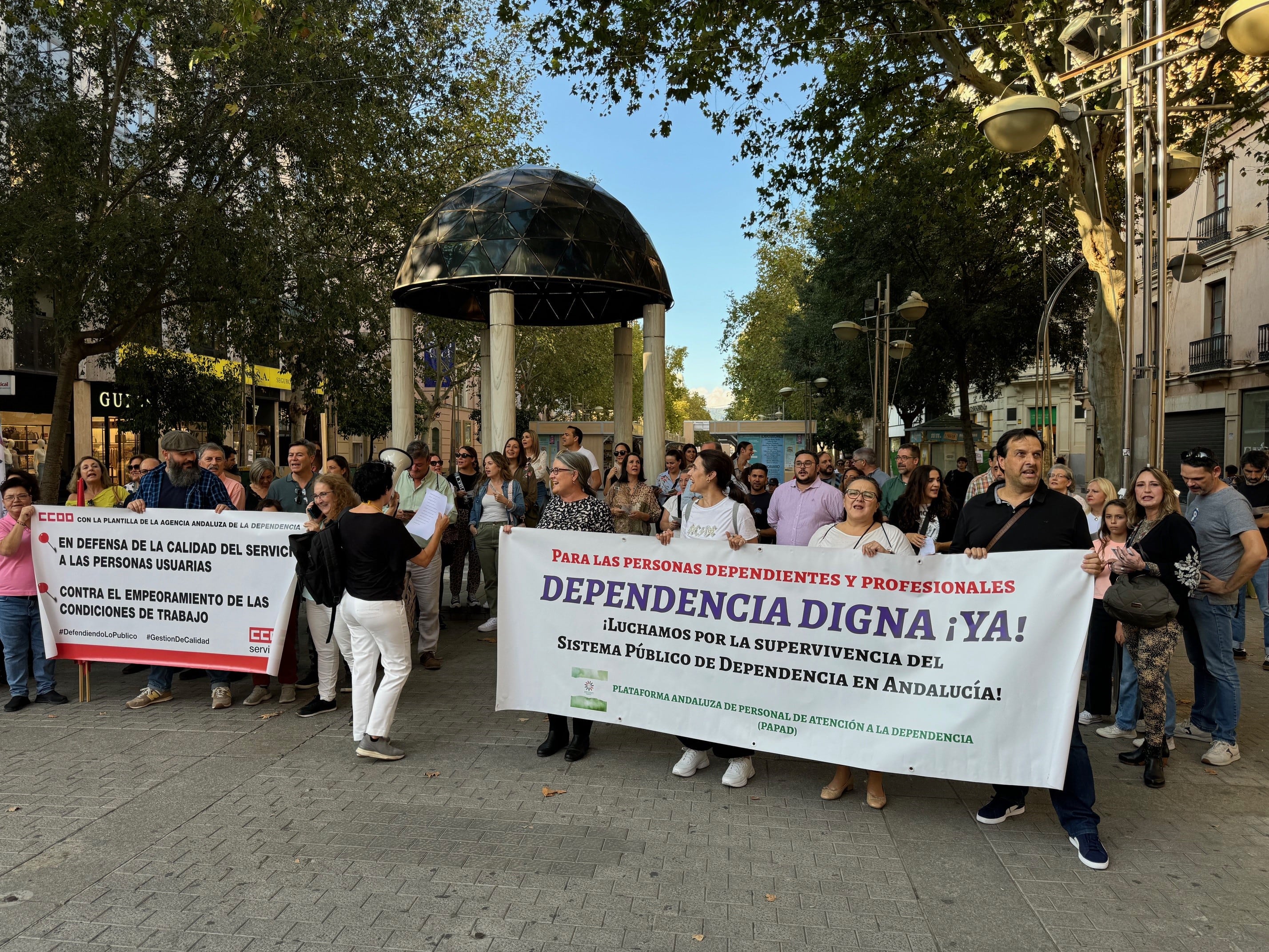 Manifestación por la Dependencia