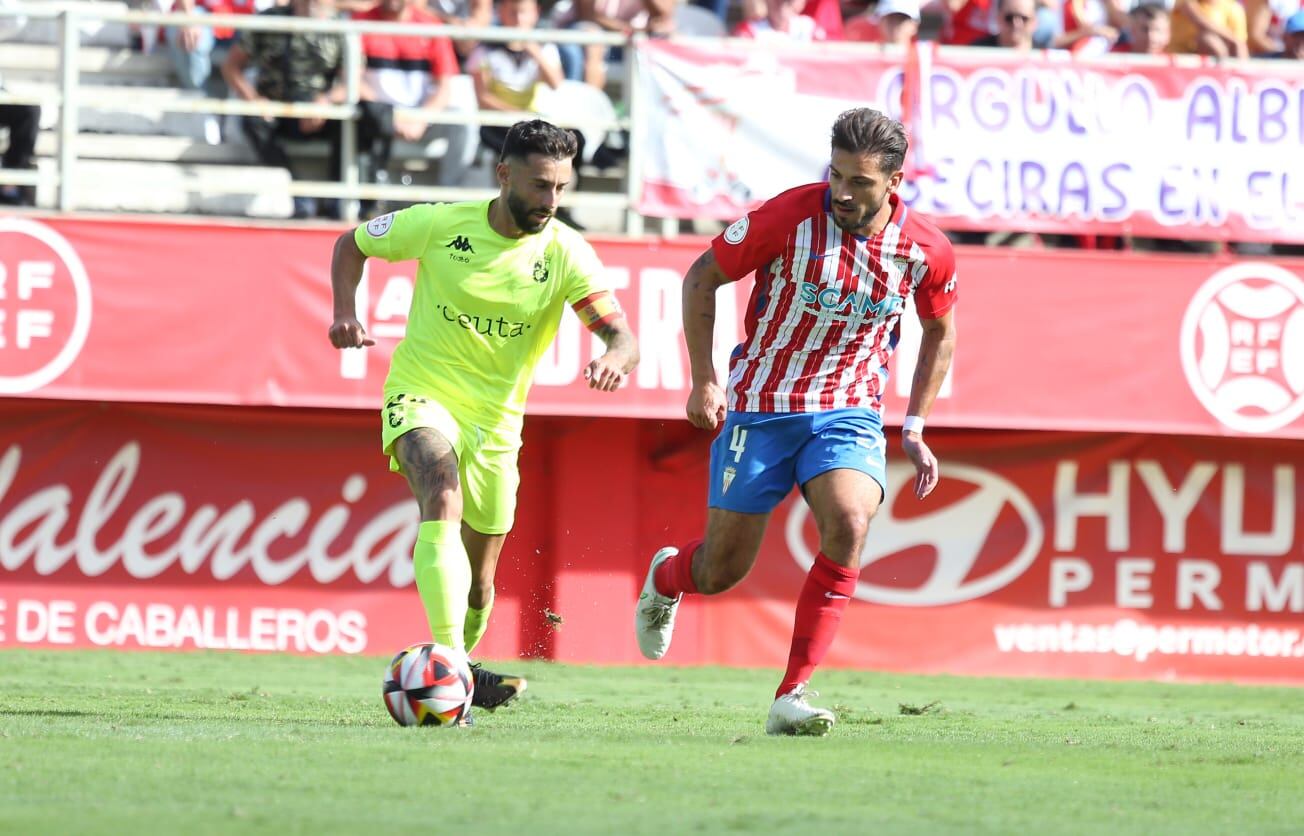 Un momento del partido