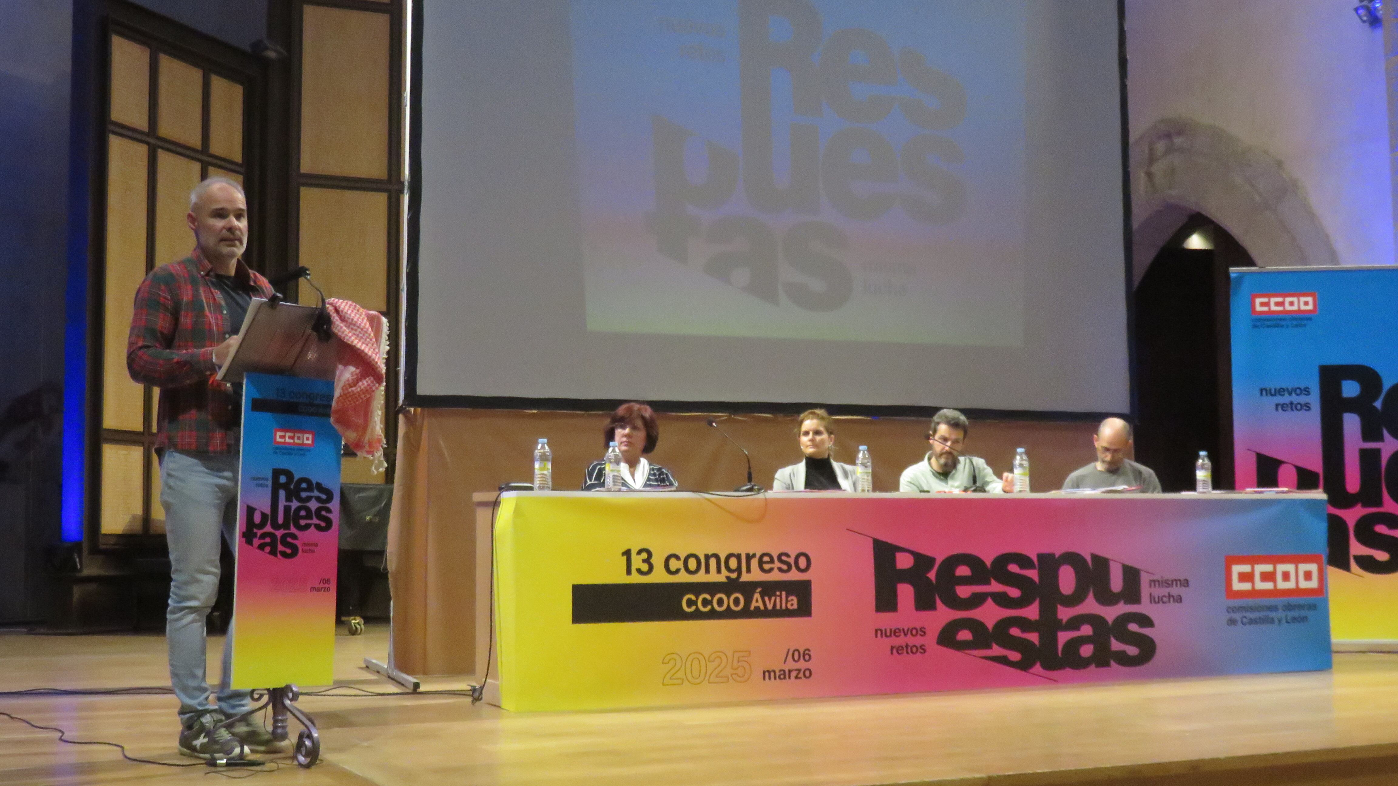 Oscar García hace balance de su etapa al frente de CCOO de Ávila