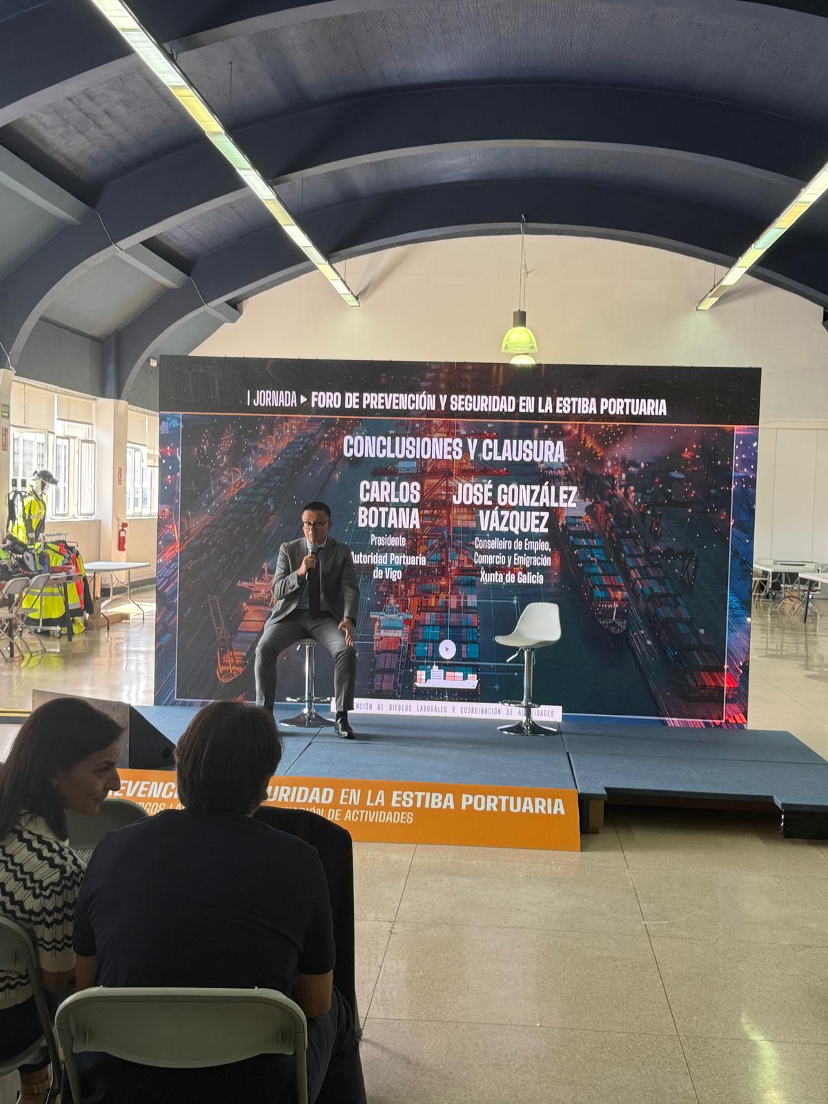 Jornada Estiba en el Puerto de Vigo