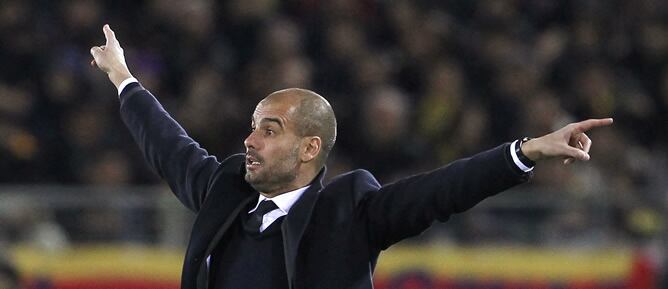 Pep Guardiola durante la final del Mundial de Clubes