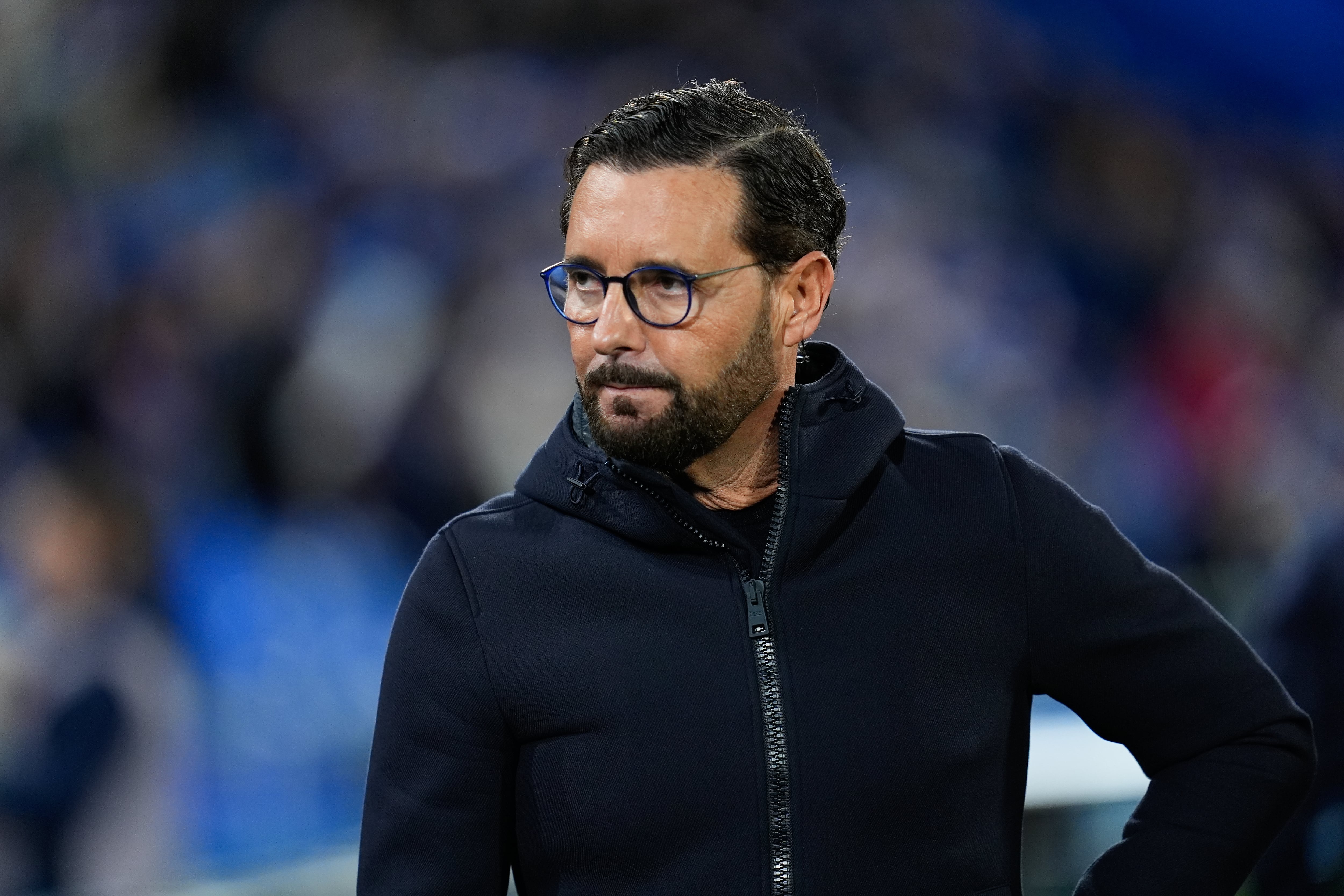 José Bordalás, en el partido entre el Getafe y el Espanyol de LaLiga