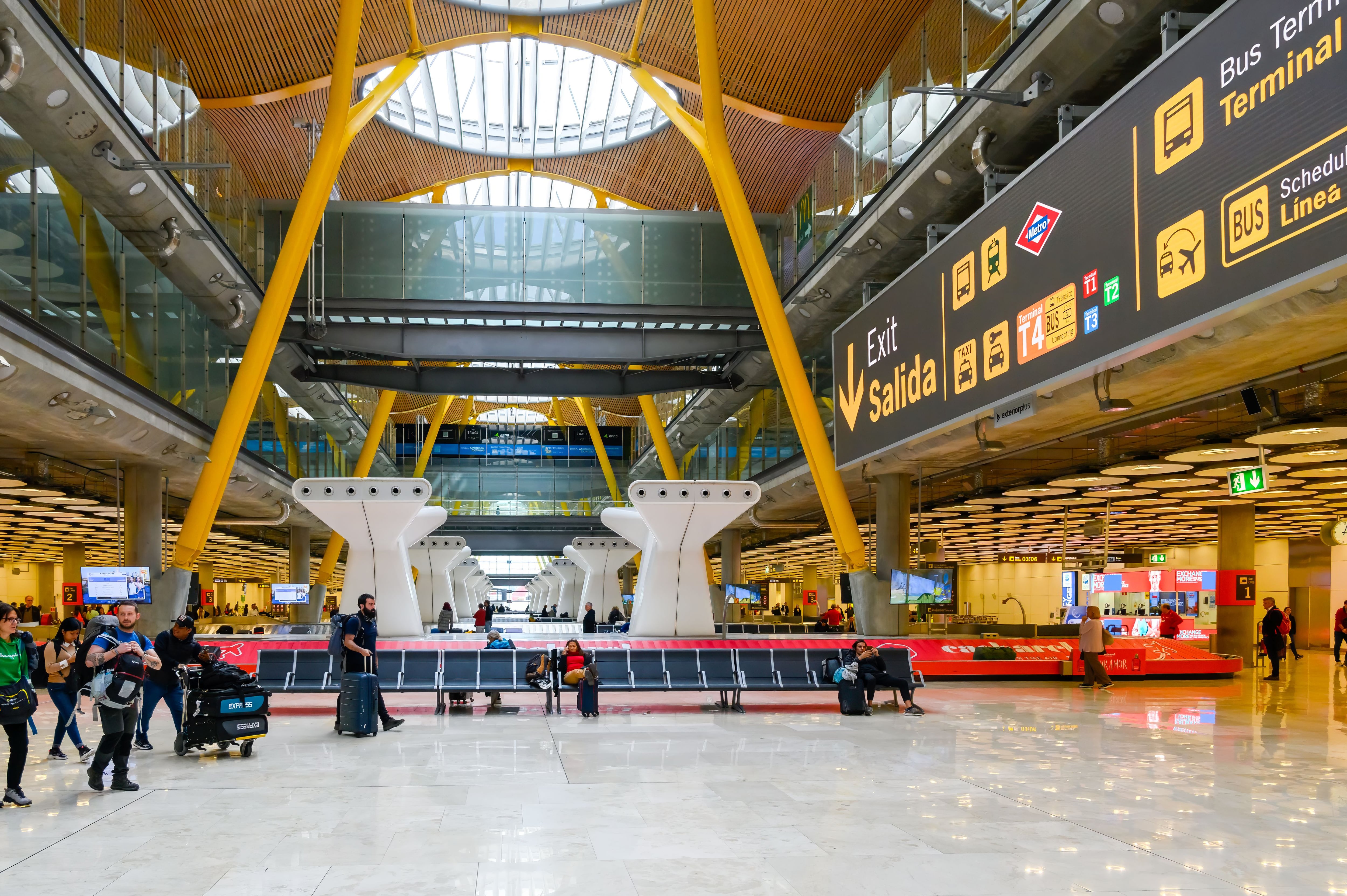 Terminal del aeropuerto de Adolfo Suárez-Madrid Barajas