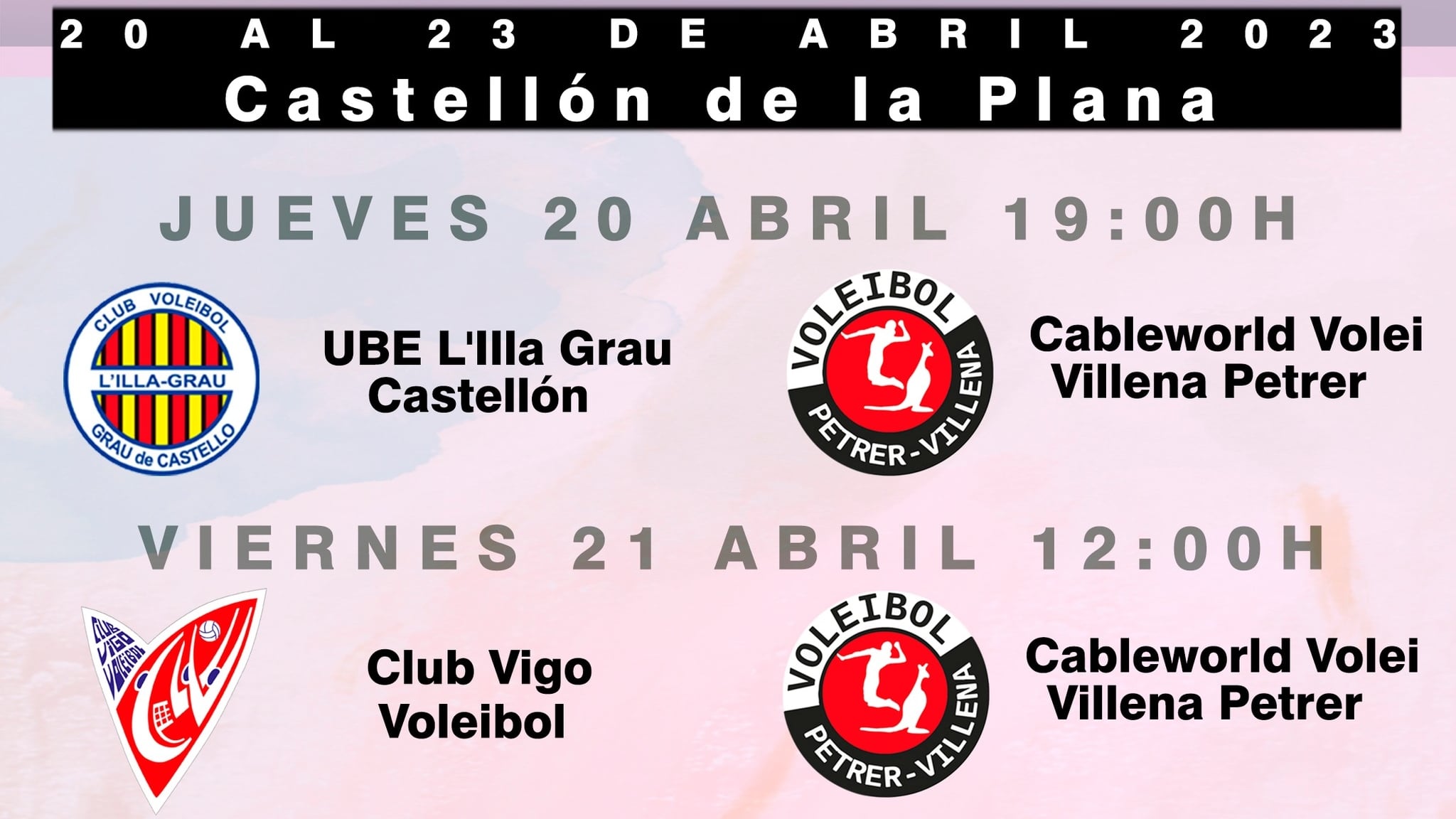 El Cableworld Volei Villena Petrer ya tiene rivales para empezar a luchar por el ascenso