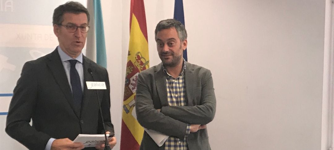 Alberto Núñez Feijóo y Xulio Ferreiro