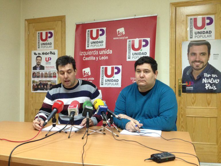 Félix Iglesias y Eduardo Hermida, diputados provinciales de Ganemos en la Diputación de Palencia