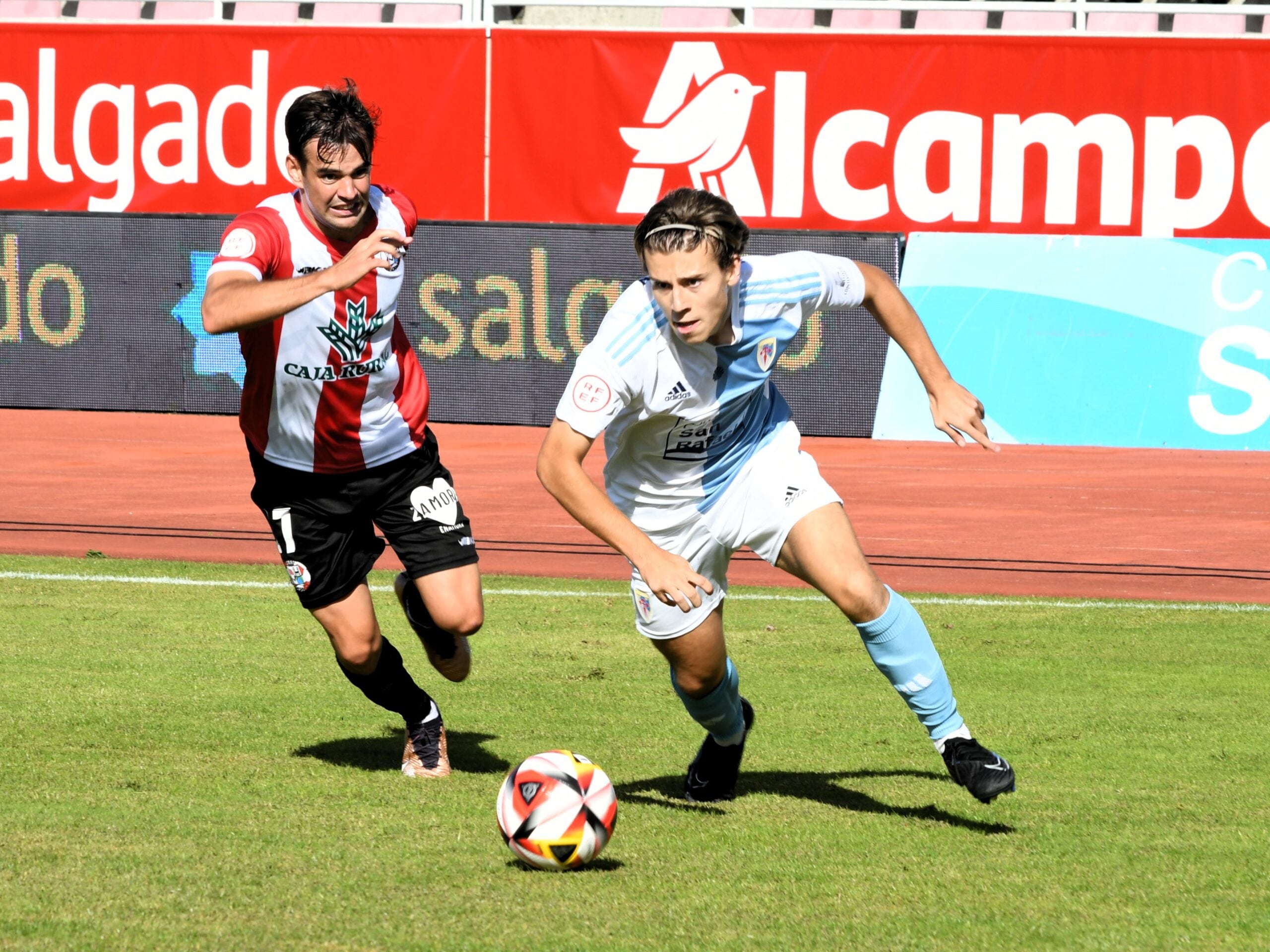 Víctor López ascendió esta temporada con el Zamora CF a Primera Federación / SD Compostela