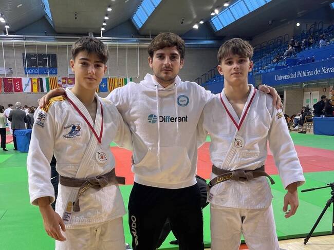 Deportistas del Club Ibón en Pamplona