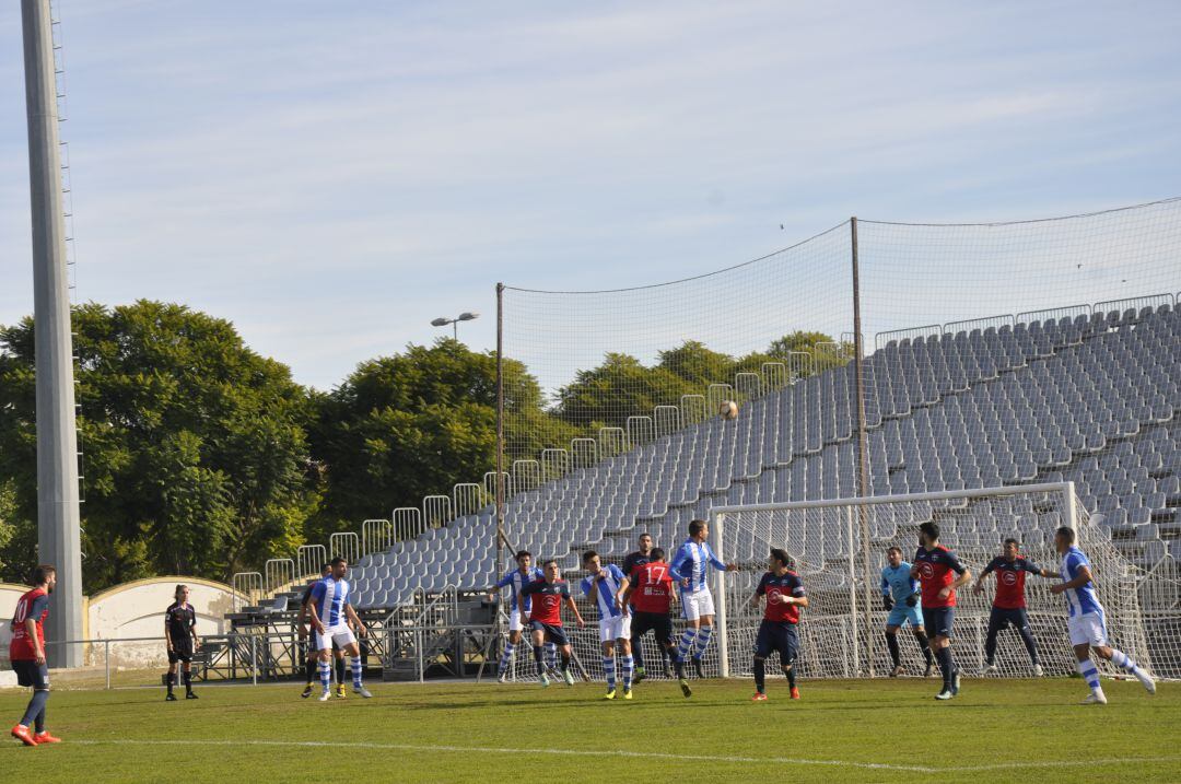 Partido ante el Villamartín disputado en La Juventud