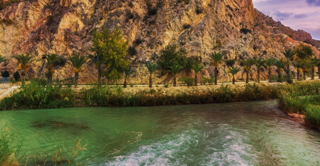 El río Segura a su paso por Ojós.