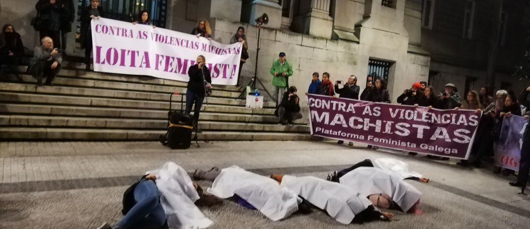 Performance contra la violencia machista