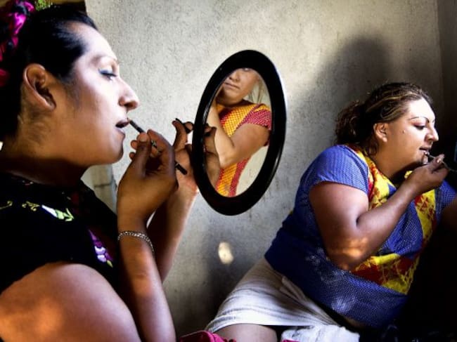 "Susimar, Jacky y Kristal". Unión Hidalgo, Itsmo de Tehuantepec, México. 2012