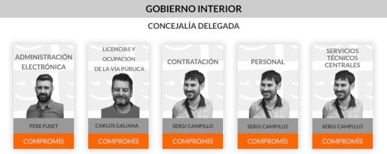 Gobierno Interior en el Ayuntamiento de Valencia