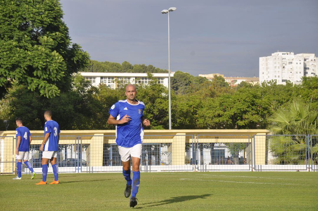 Dani Jurado durante un partido esta temporada en La Juventud 