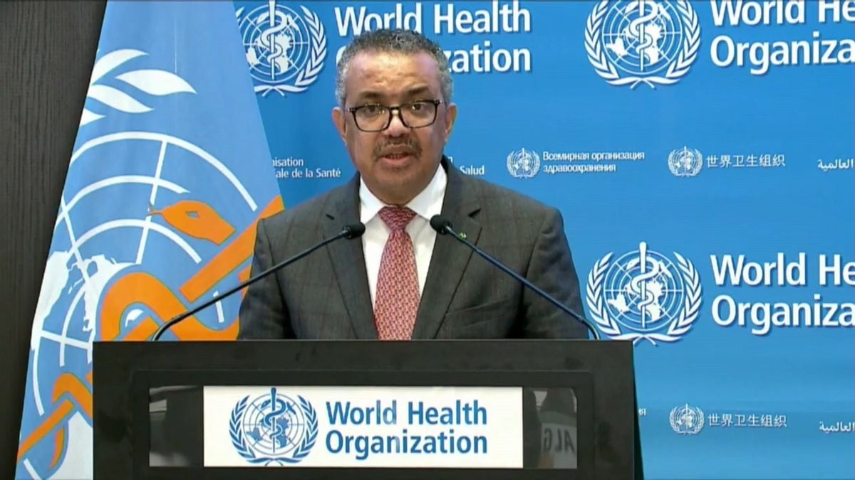 El director general de la Organización Mundial de la Salud (OMS), Tedros Adhanom Ghebreyesus.