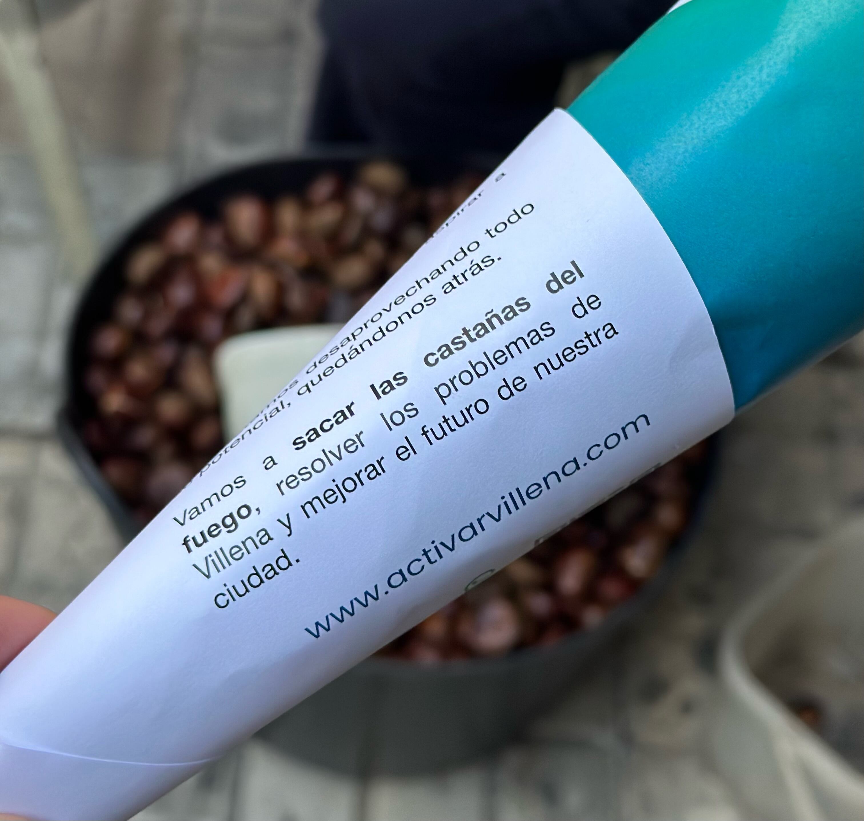 Cartucho de castañas