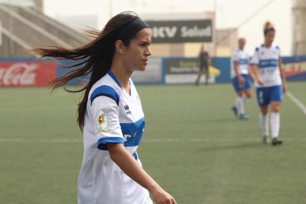 Sara López, jugadora del Granadilla traspasada al Real Madrid.