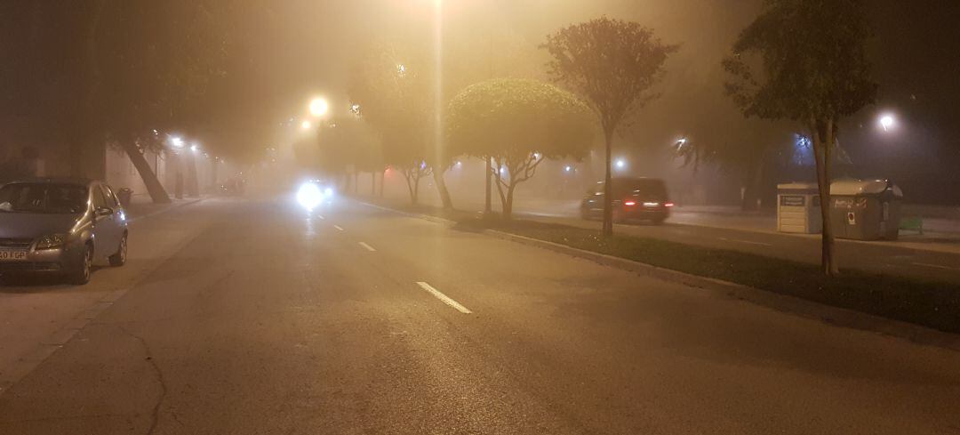 De nuevo, los bancos de niebla están siendo muy intensos a primera hora del día