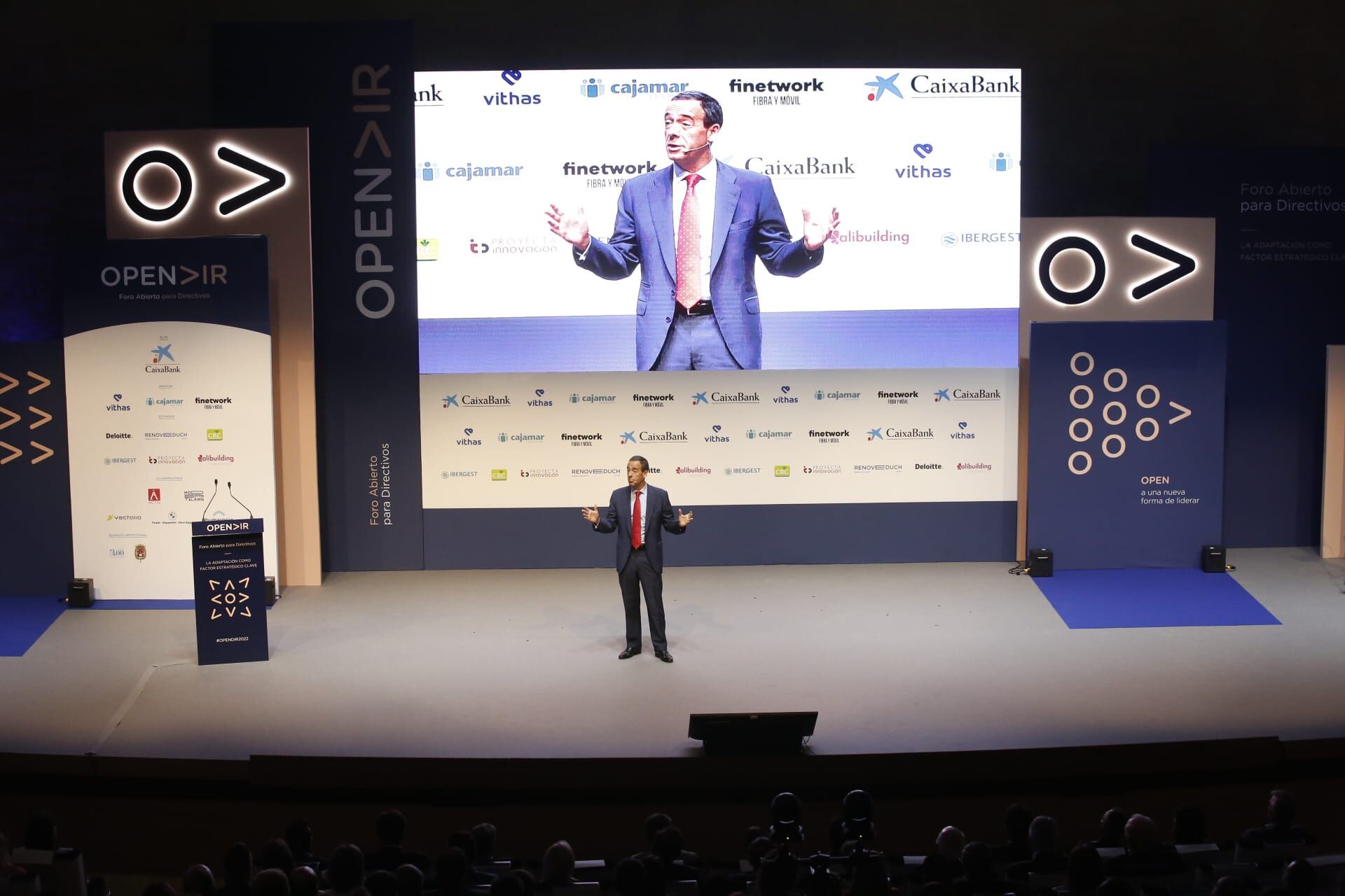 Gonzalo Gortázar, consejero delegado de CaixaBank, durante su intervención en OpenDir 2022 organizado por el Círculo de Directivos de Alicante