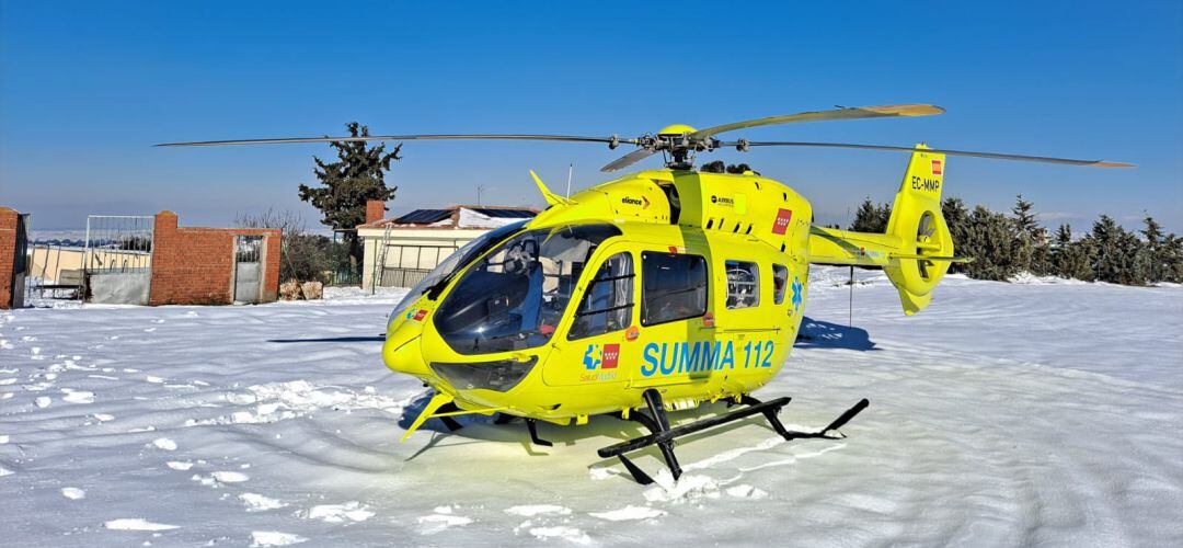 Helicóptero del SUMMA 112