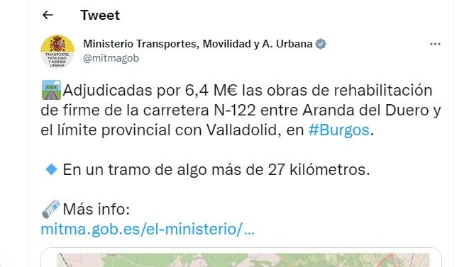 Error del Ministerio