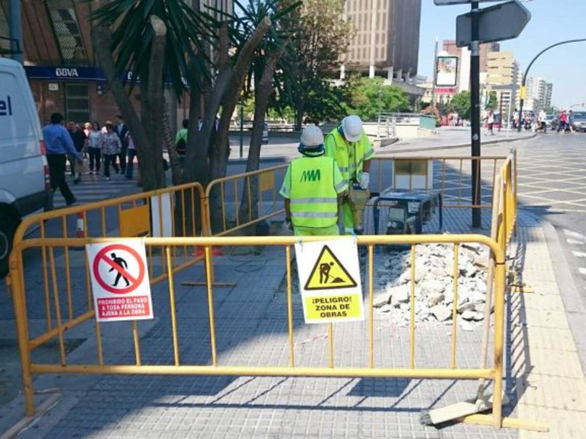 Las obras del metro de Málaga llegan a la Alameda Principal