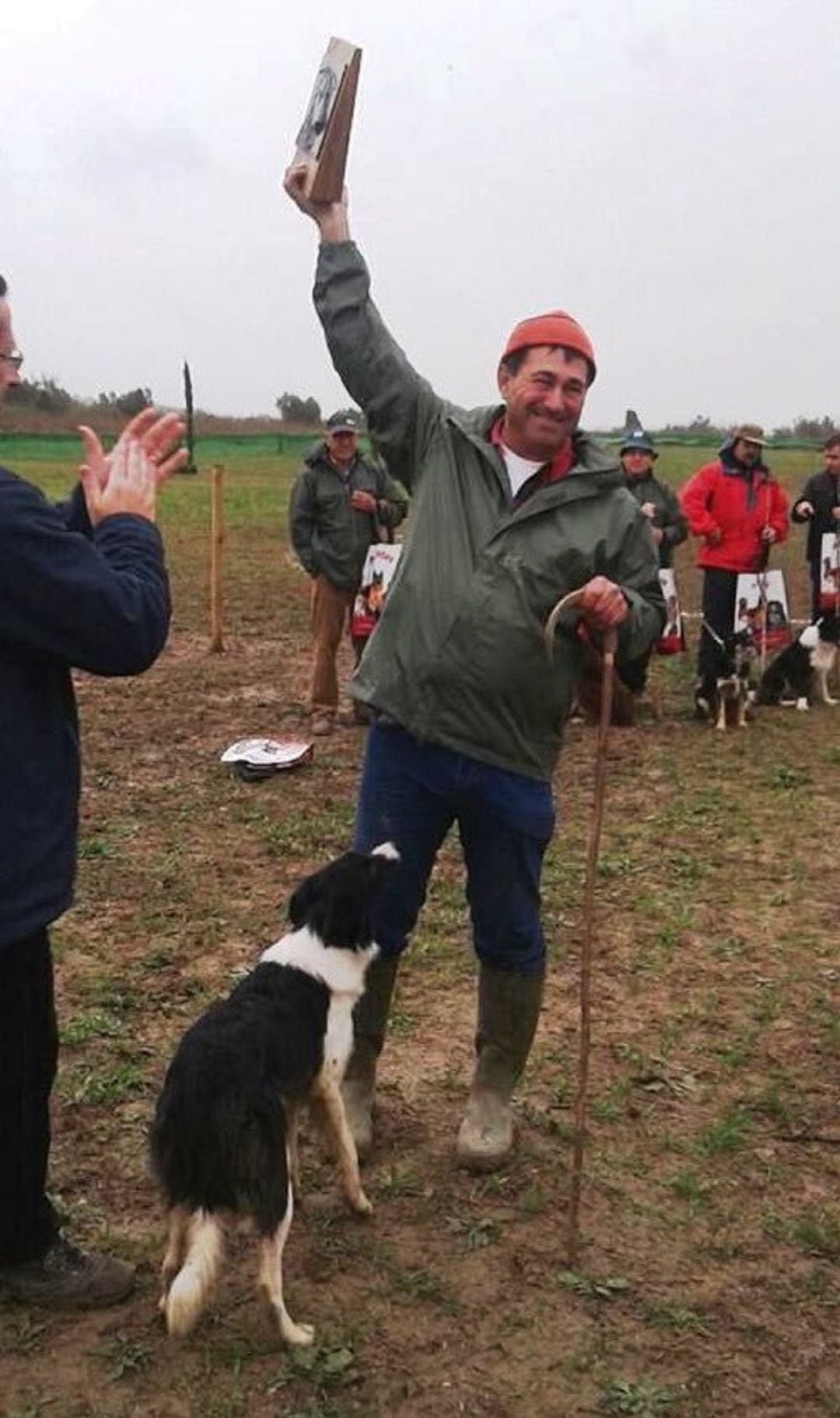 Jordi Muxach en un concurs de gossos de tura