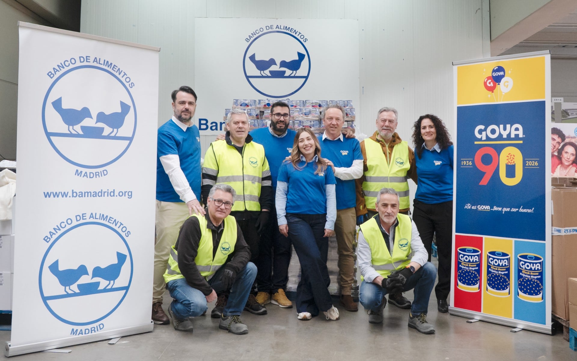 Goya Food dona 45.000 kg al Banco de Alimentos por su 90º Aniversario