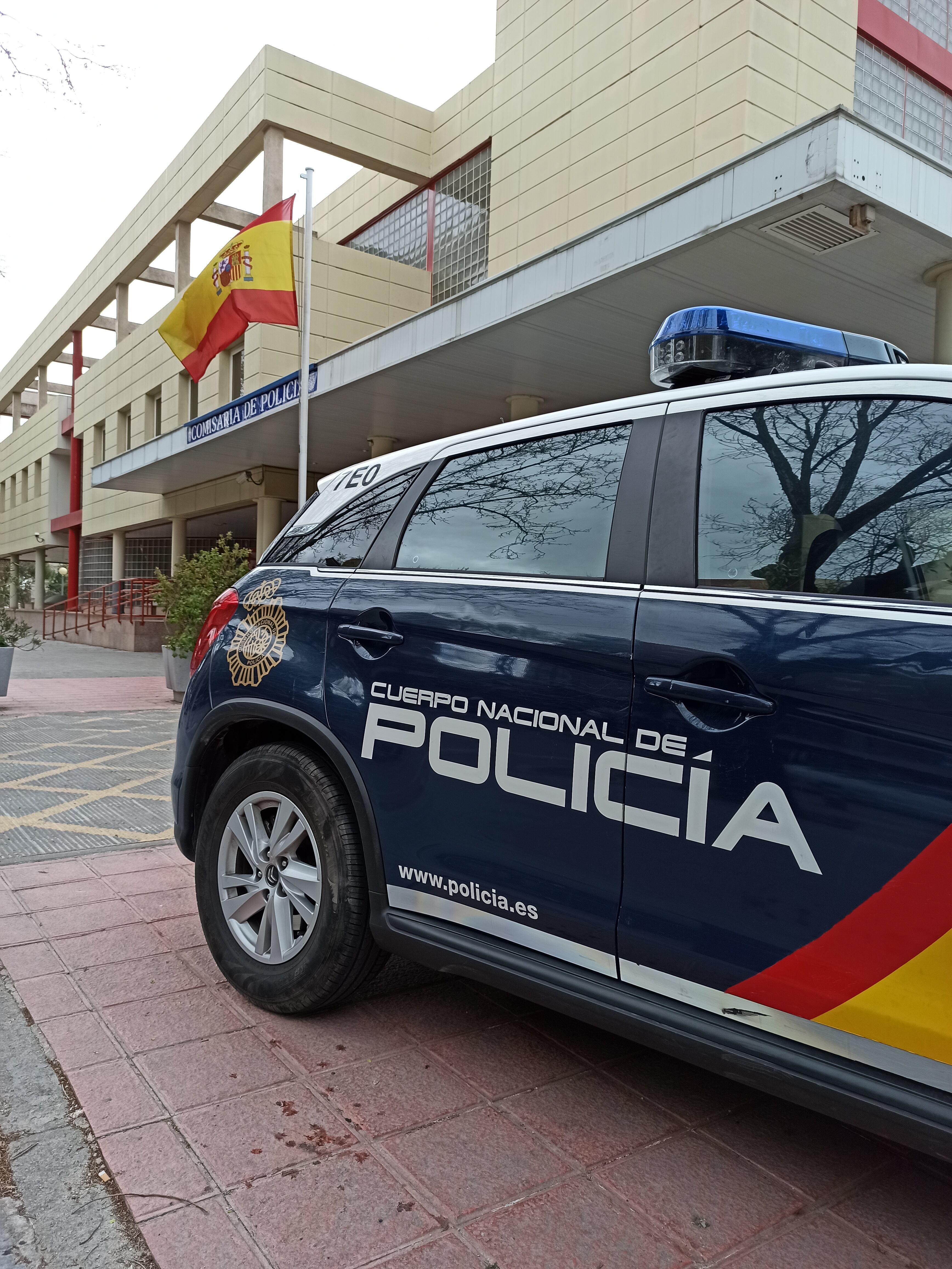 Patrulla en la Comisaría de Guadalajara