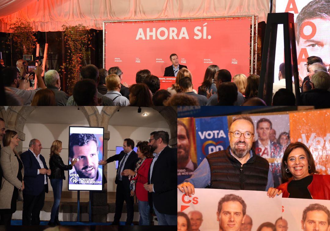 Actos de apertura de campaña en la provincia de Toledo