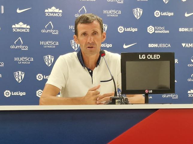 Ziganda analizaba el próximo partido y la situación de la SD Huesca