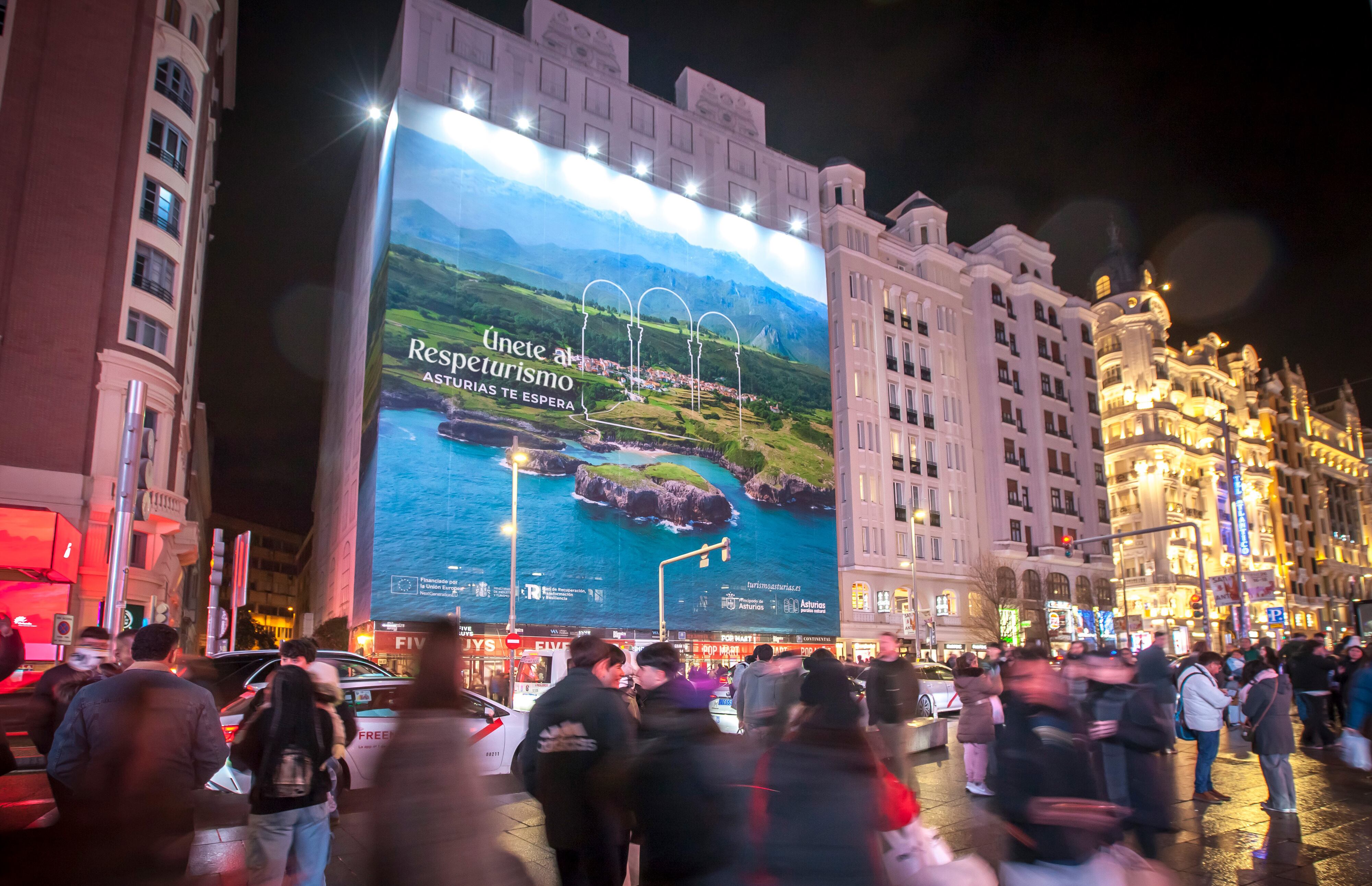 Campaña publicitaria de Asturias en Madrid.